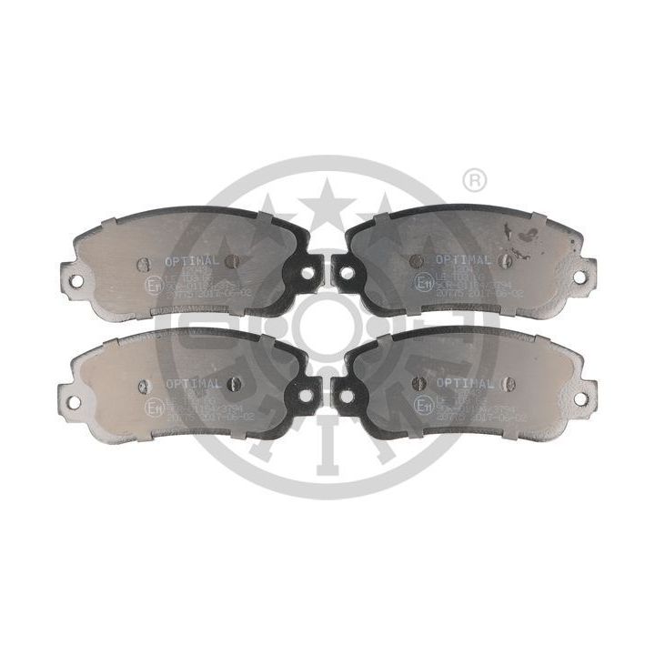 Stabdžių trinkelių rinkinys, diskinis stabdys OPTIMAL BP-12043