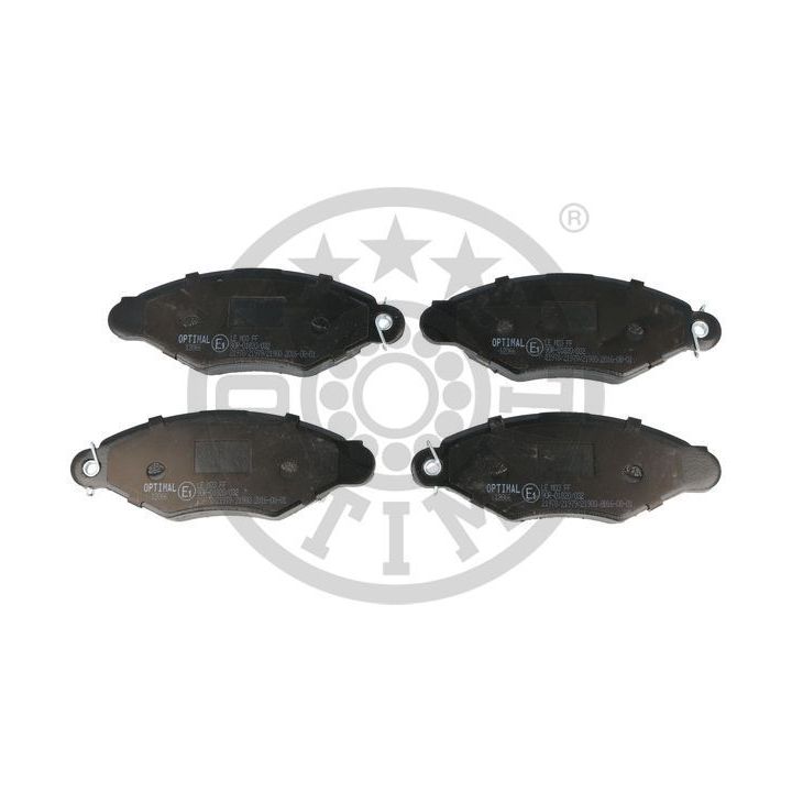 Stabdžių trinkelių rinkinys, diskinis stabdys OPTIMAL BP-12066