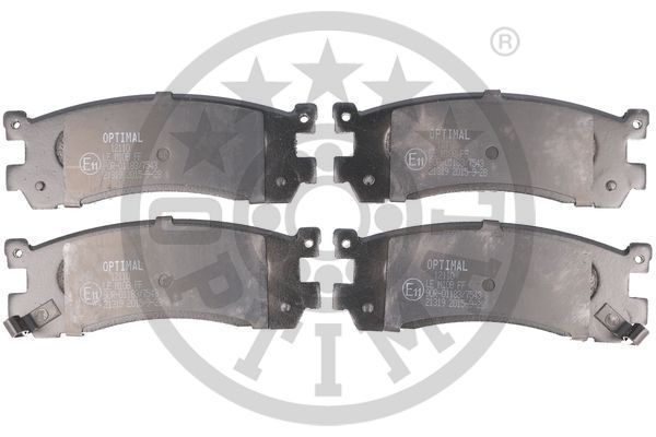 Stabdžių trinkelių rinkinys, diskinis stabdys OPTIMAL BP-12110