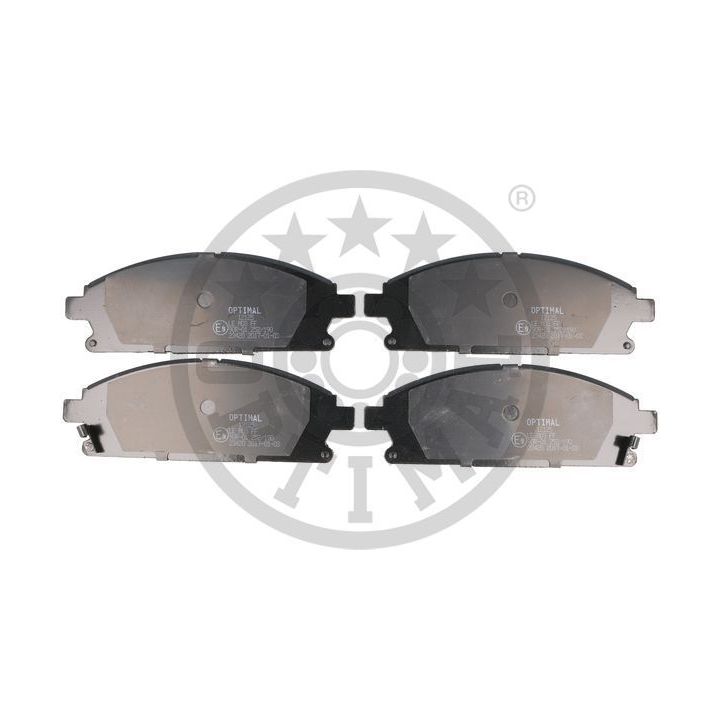 Stabdžių trinkelių rinkinys, diskinis stabdys OPTIMAL BP-12125