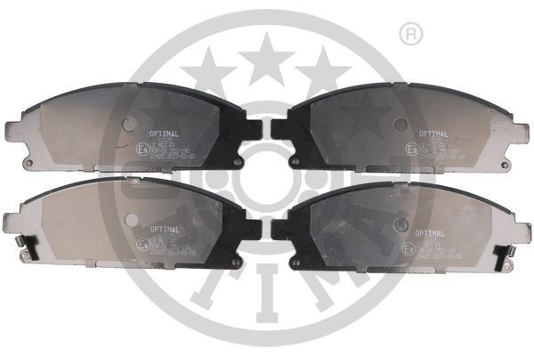 Stabdžių trinkelių rinkinys, diskinis stabdys OPTIMAL BP-12125