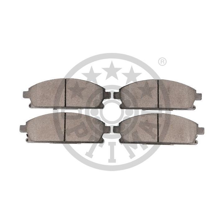 Stabdžių trinkelių rinkinys, diskinis stabdys OPTIMAL BP-12125