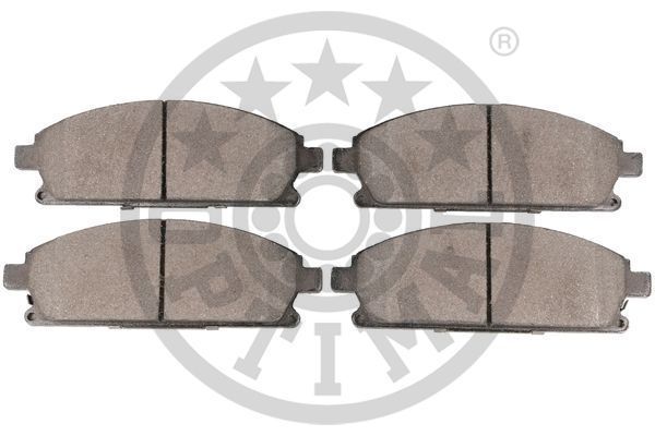 Stabdžių trinkelių rinkinys, diskinis stabdys OPTIMAL BP-12125