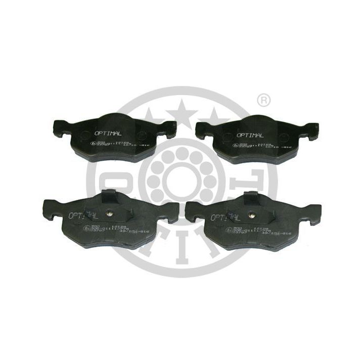 Stabdžių trinkelių rinkinys, diskinis stabdys OPTIMAL BP-12129