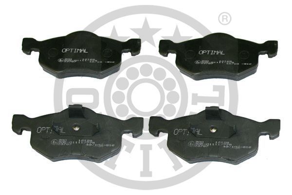 Stabdžių trinkelių rinkinys, diskinis stabdys OPTIMAL BP-12129