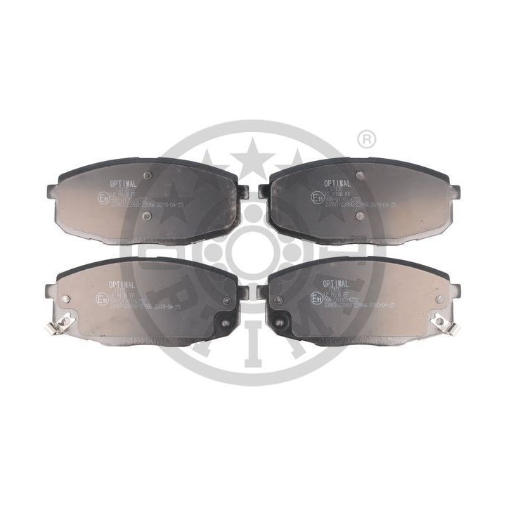 Stabdžių trinkelių rinkinys, diskinis stabdys OPTIMAL BP-12135