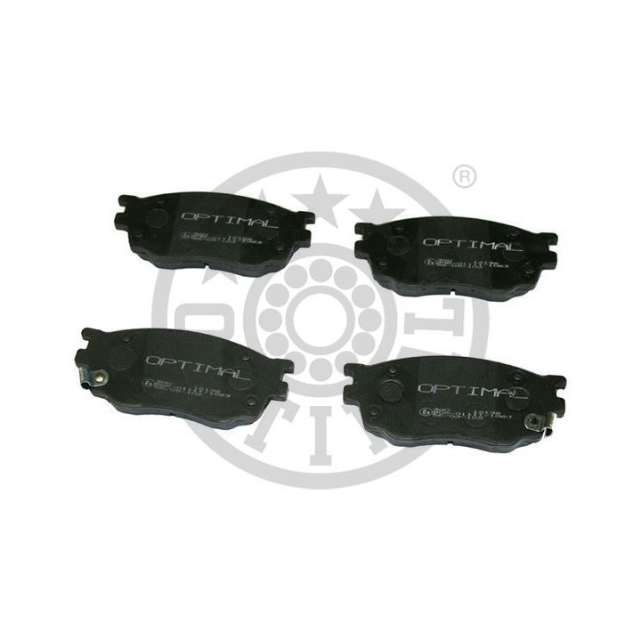 Stabdžių trinkelių rinkinys, diskinis stabdys OPTIMAL BP-12136