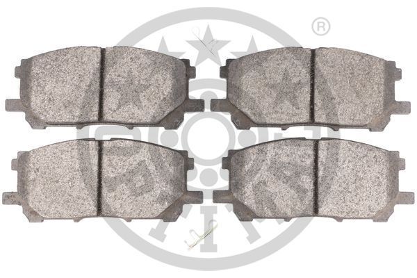 Stabdžių trinkelių rinkinys, diskinis stabdys OPTIMAL BP-12168