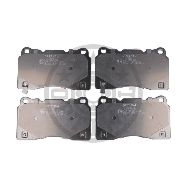 Stabdžių trinkelių rinkinys, diskinis stabdys OPTIMAL BP-12169