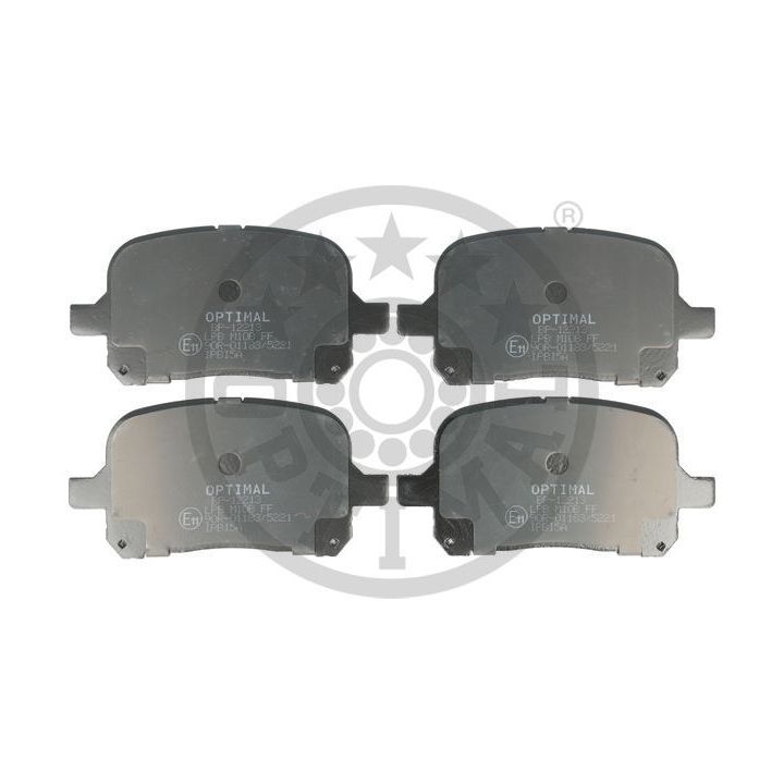 Stabdžių trinkelių rinkinys, diskinis stabdys OPTIMAL BP-12213