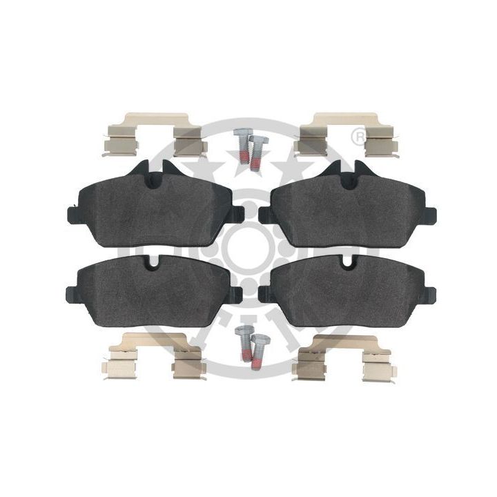 Stabdžių trinkelių rinkinys, diskinis stabdys OPTIMAL BP-12232