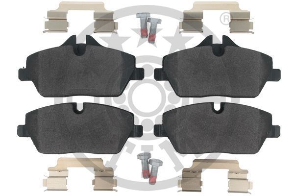 Stabdžių trinkelių rinkinys, diskinis stabdys OPTIMAL BP-12232