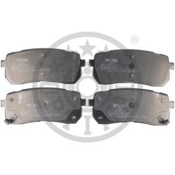 Stabdžių trinkelių rinkinys, diskinis stabdys OPTIMAL BP-12282