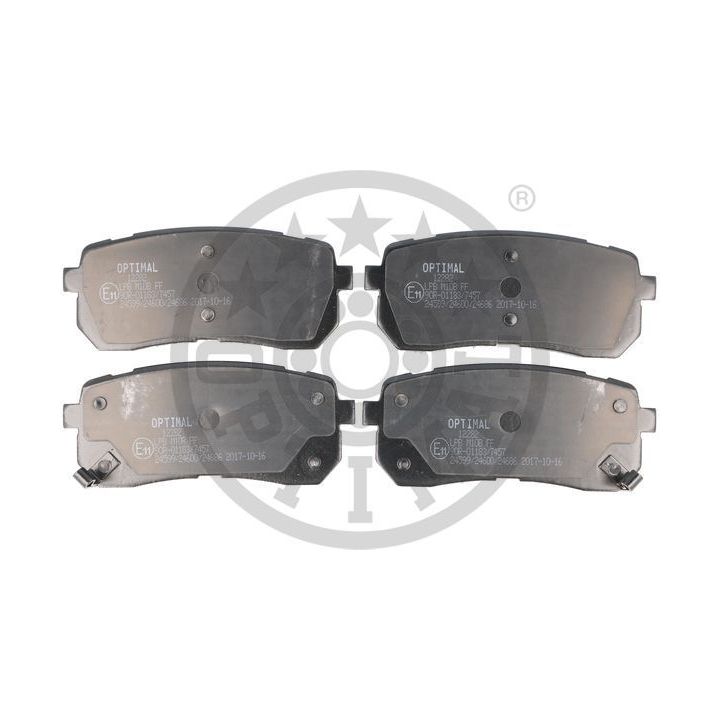 Stabdžių trinkelių rinkinys, diskinis stabdys OPTIMAL BP-12282