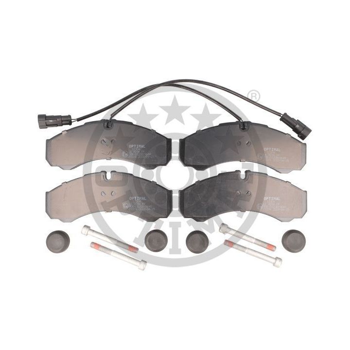 Stabdžių trinkelių rinkinys, diskinis stabdys OPTIMAL BP-12304