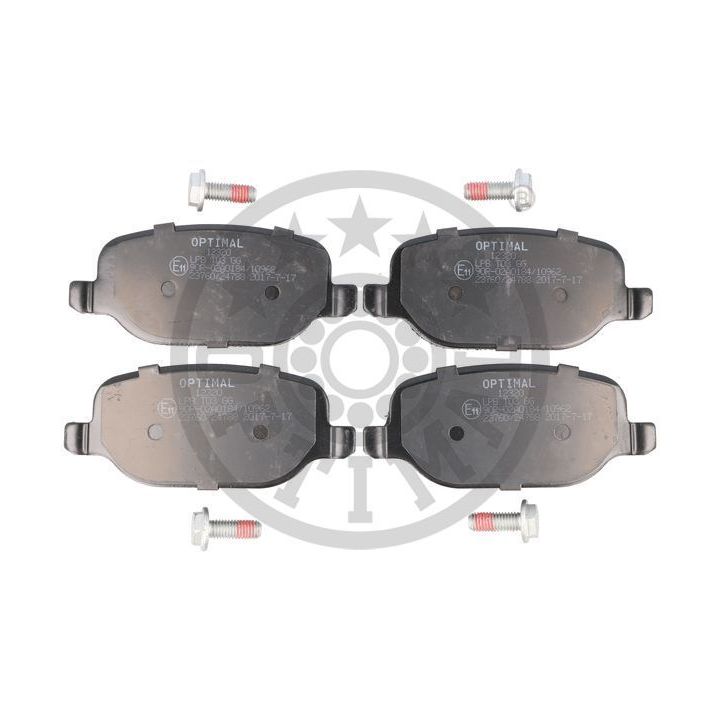 Stabdžių trinkelių rinkinys, diskinis stabdys OPTIMAL BP-12320