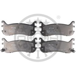 Stabdžių trinkelių rinkinys, diskinis stabdys OPTIMAL BP-12327