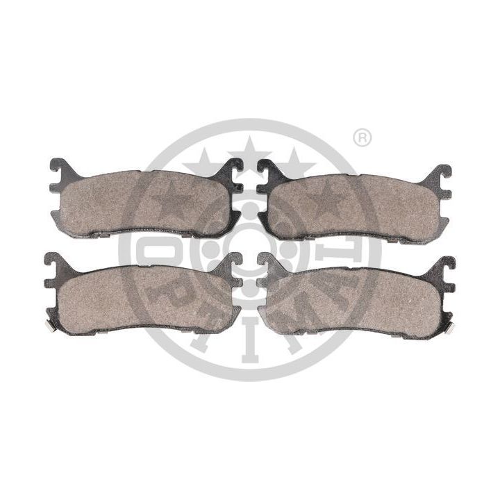 Stabdžių trinkelių rinkinys, diskinis stabdys OPTIMAL BP-12327