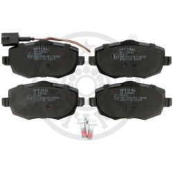 Stabdžių trinkelių rinkinys, diskinis stabdys OPTIMAL BP-12333S