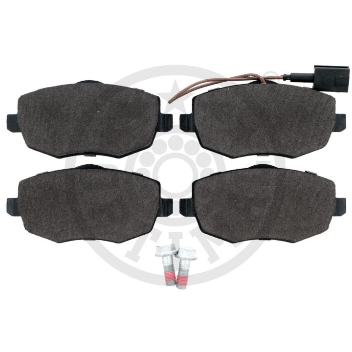 Stabdžių trinkelių rinkinys, diskinis stabdys OPTIMAL BP-12333S