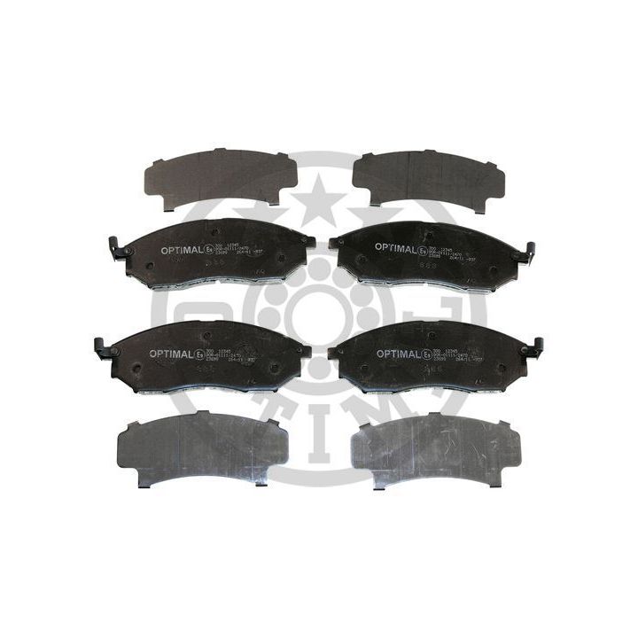 Stabdžių trinkelių rinkinys, diskinis stabdys OPTIMAL BP-12345