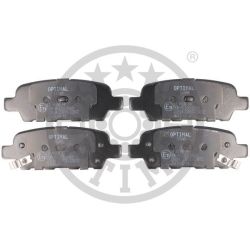 Stabdžių trinkelių rinkinys, diskinis stabdys OPTIMAL BP-12348