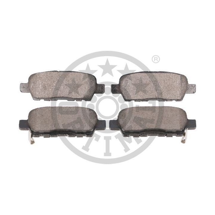 Stabdžių trinkelių rinkinys, diskinis stabdys OPTIMAL BP-12348