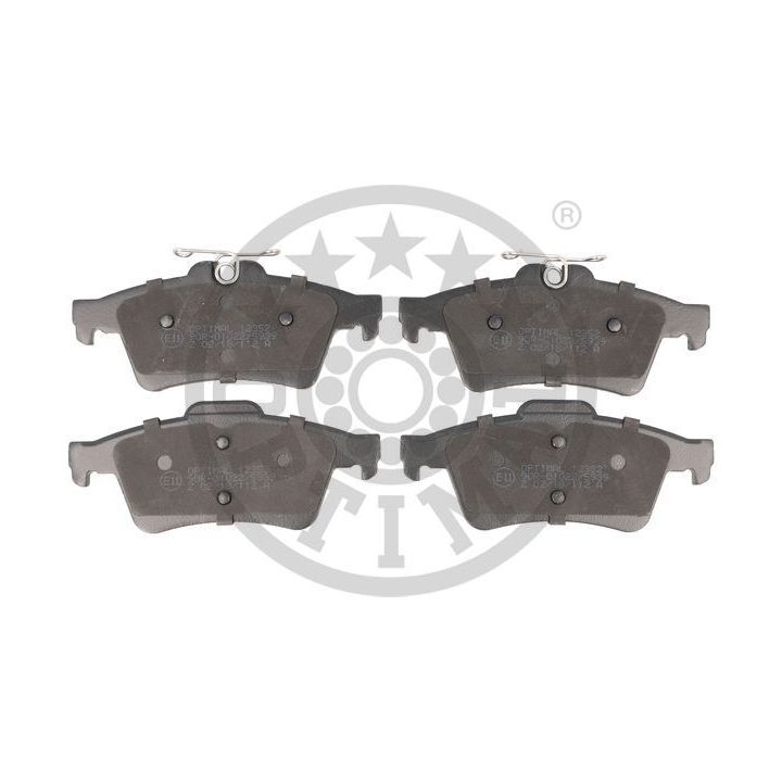 Stabdžių trinkelių rinkinys, diskinis stabdys OPTIMAL BP-12352