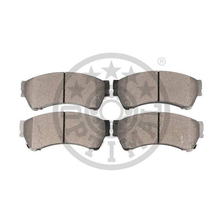 Stabdžių trinkelių rinkinys, diskinis stabdys OPTIMAL BP-12370