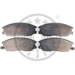 Stabdžių trinkelių rinkinys, diskinis stabdys OPTIMAL BP-12410