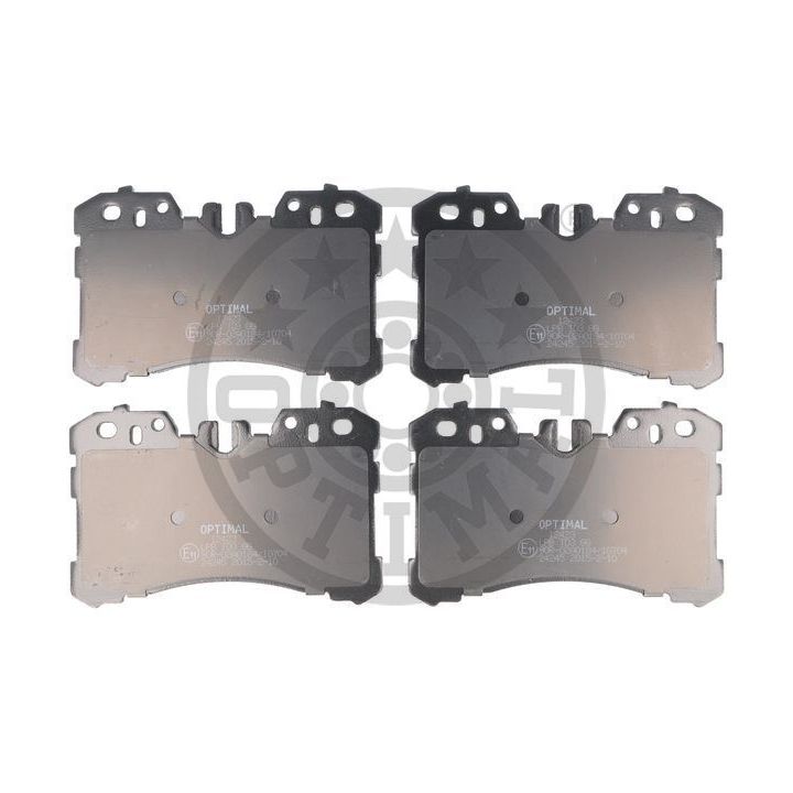 Stabdžių trinkelių rinkinys, diskinis stabdys OPTIMAL BP-12423