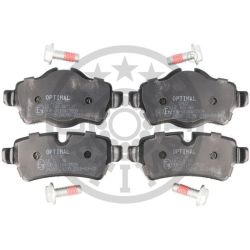 Stabdžių trinkelių rinkinys, diskinis stabdys OPTIMAL BP-12433