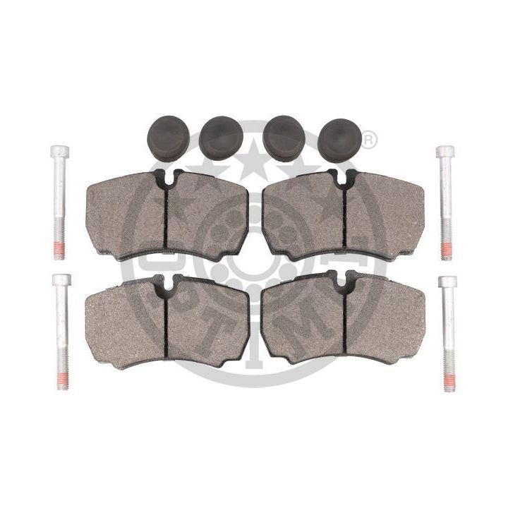Stabdžių trinkelių rinkinys, diskinis stabdys OPTIMAL BP-12436