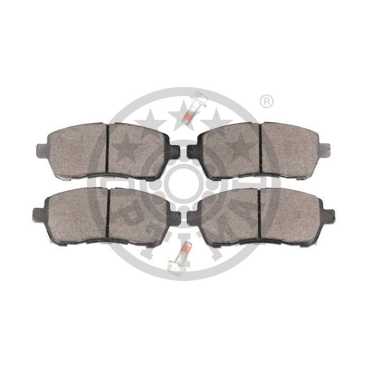 Stabdžių trinkelių rinkinys, diskinis stabdys OPTIMAL BP-12447