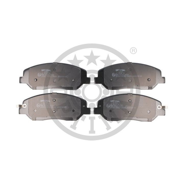 Stabdžių trinkelių rinkinys, diskinis stabdys OPTIMAL BP-12450