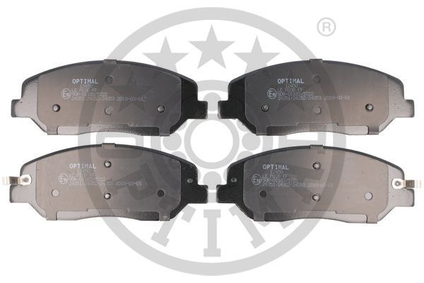 Stabdžių trinkelių rinkinys, diskinis stabdys OPTIMAL BP-12450