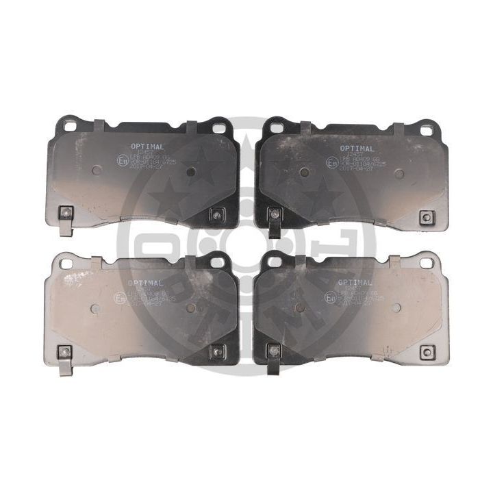 Stabdžių trinkelių rinkinys, diskinis stabdys OPTIMAL BP-12457