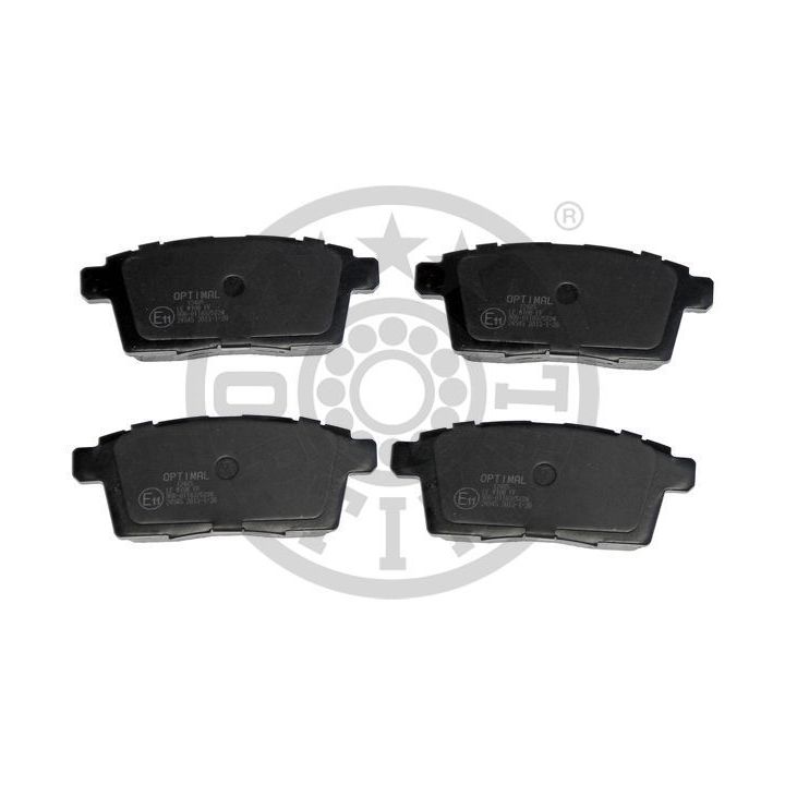 Stabdžių trinkelių rinkinys, diskinis stabdys OPTIMAL BP-12485