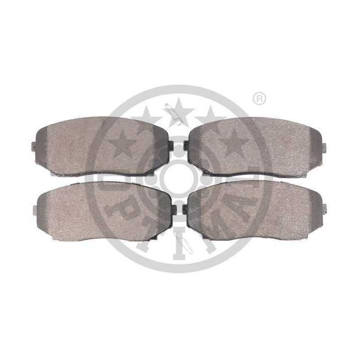 Stabdžių trinkelių rinkinys, diskinis stabdys OPTIMAL BP-12486