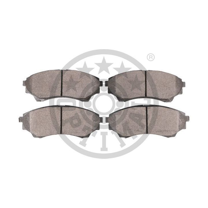 Stabdžių trinkelių rinkinys, diskinis stabdys OPTIMAL BP-12491