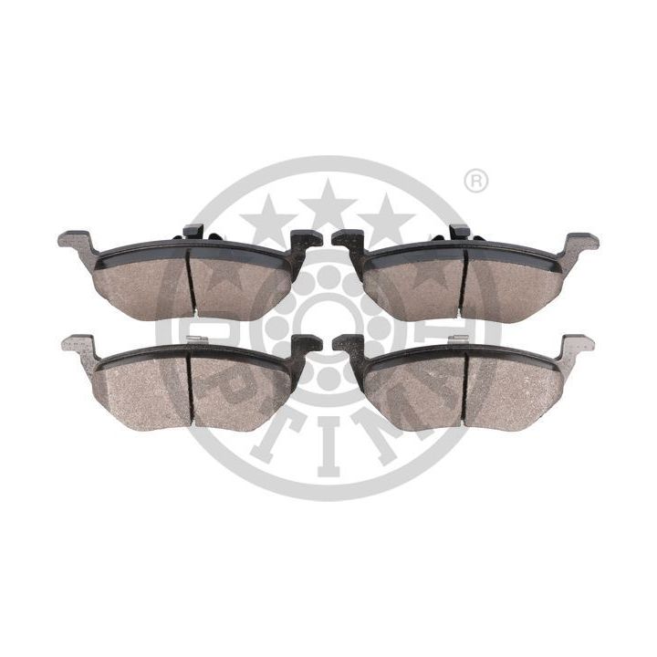 Stabdžių trinkelių rinkinys, diskinis stabdys OPTIMAL BP-12508