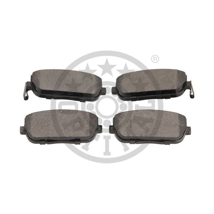 Stabdžių trinkelių rinkinys, diskinis stabdys OPTIMAL BP-12526