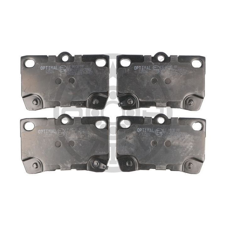 Stabdžių trinkelių rinkinys, diskinis stabdys OPTIMAL BP-12528