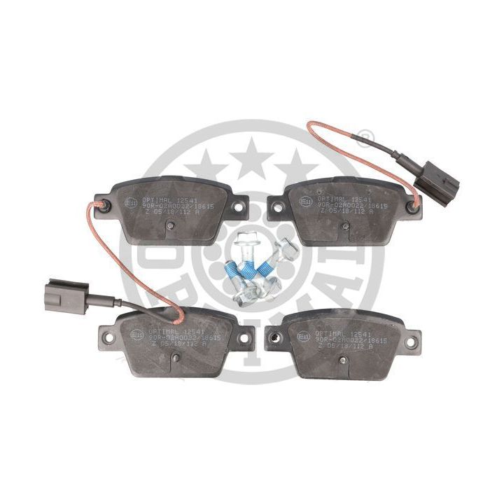 Stabdžių trinkelių rinkinys, diskinis stabdys OPTIMAL BP-12541