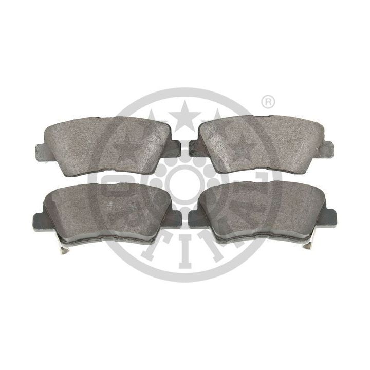 Stabdžių trinkelių rinkinys, diskinis stabdys OPTIMAL BP-12560