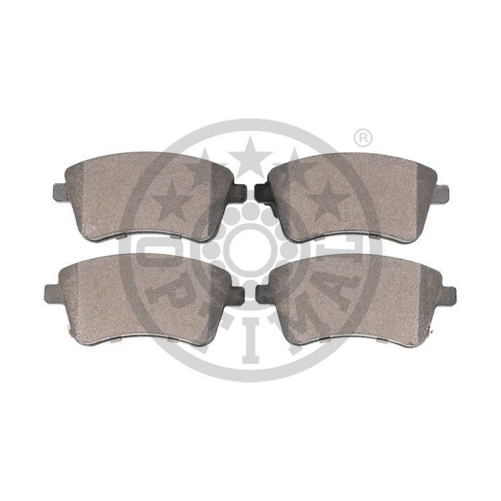 Stabdžių trinkelių rinkinys, diskinis stabdys OPTIMAL BP-12575