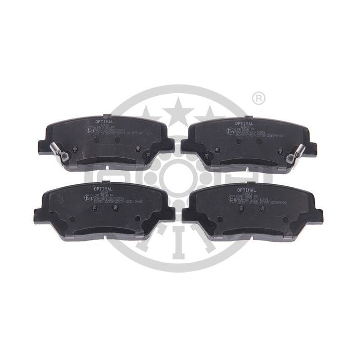 Stabdžių trinkelių rinkinys, diskinis stabdys OPTIMAL BP-12624