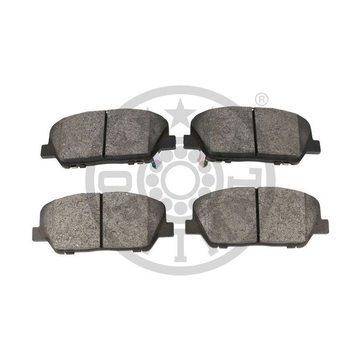 Stabdžių trinkelių rinkinys, diskinis stabdys OPTIMAL BP-12628