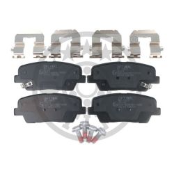 Stabdžių trinkelių rinkinys, diskinis stabdys OPTIMAL BP-12631