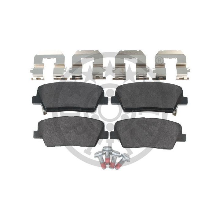 Stabdžių trinkelių rinkinys, diskinis stabdys OPTIMAL BP-12631